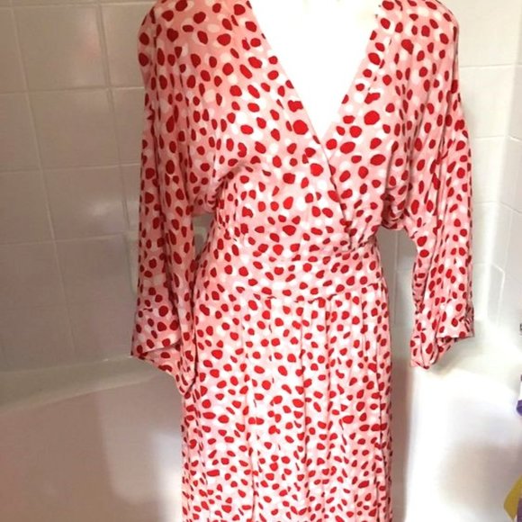 Free Assembly Red & Pink Dress - Showstopper NEW  Box Db1 - Picture 6 of 8